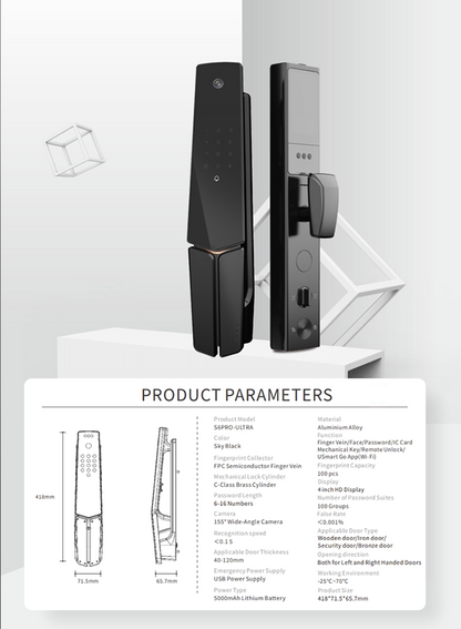 Calaviro Advanced Smart Door Lock