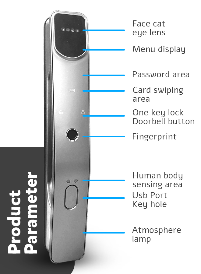 Calaviro home smart door lock