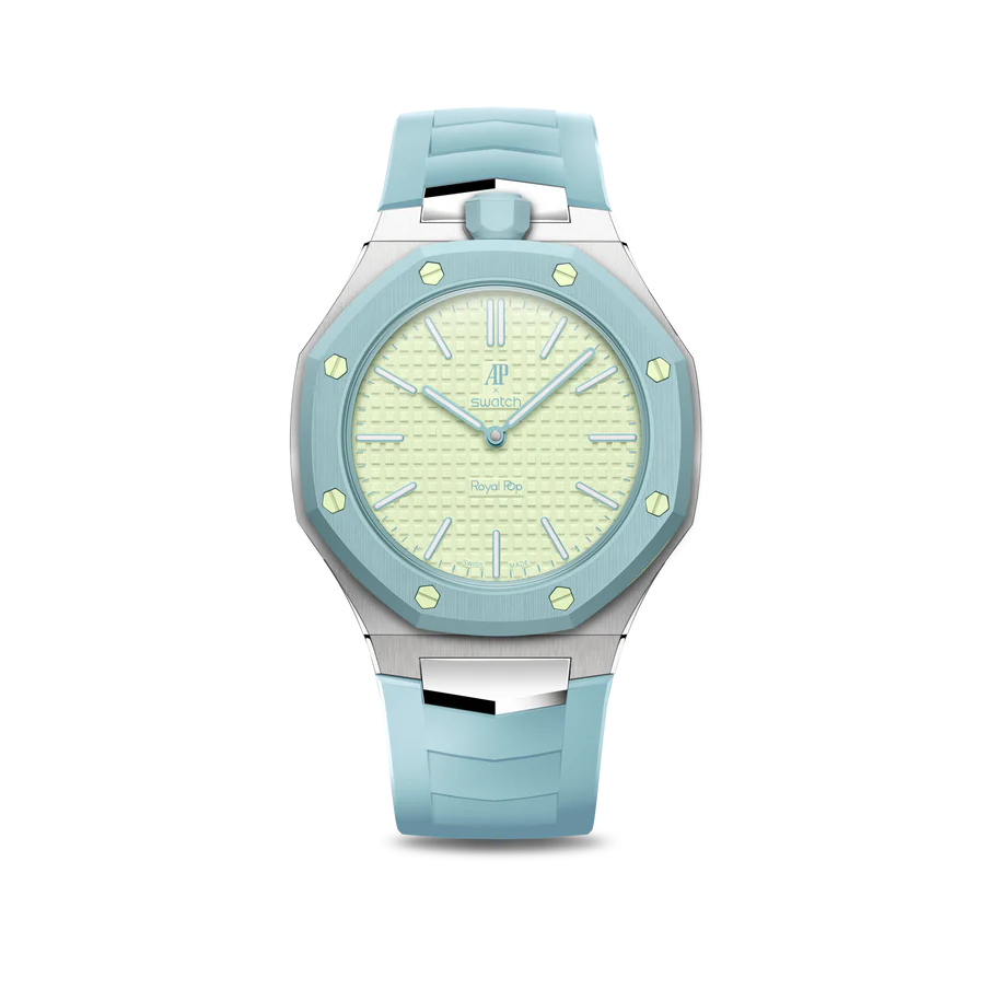 Pop Case - Royal Sport Edition - Light Green & Blue - 2x Strap Set