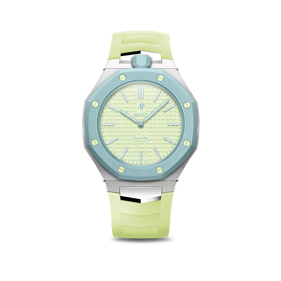 Pop Case - Royal Sport Edition - Light Green & Blue - 2x Strap Set