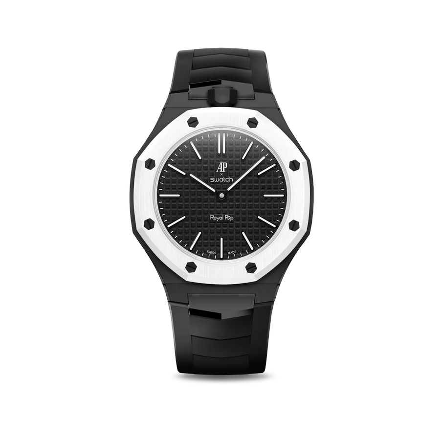 Pop Case - Royal Sport Edition - Black & White - 2x Strap Set