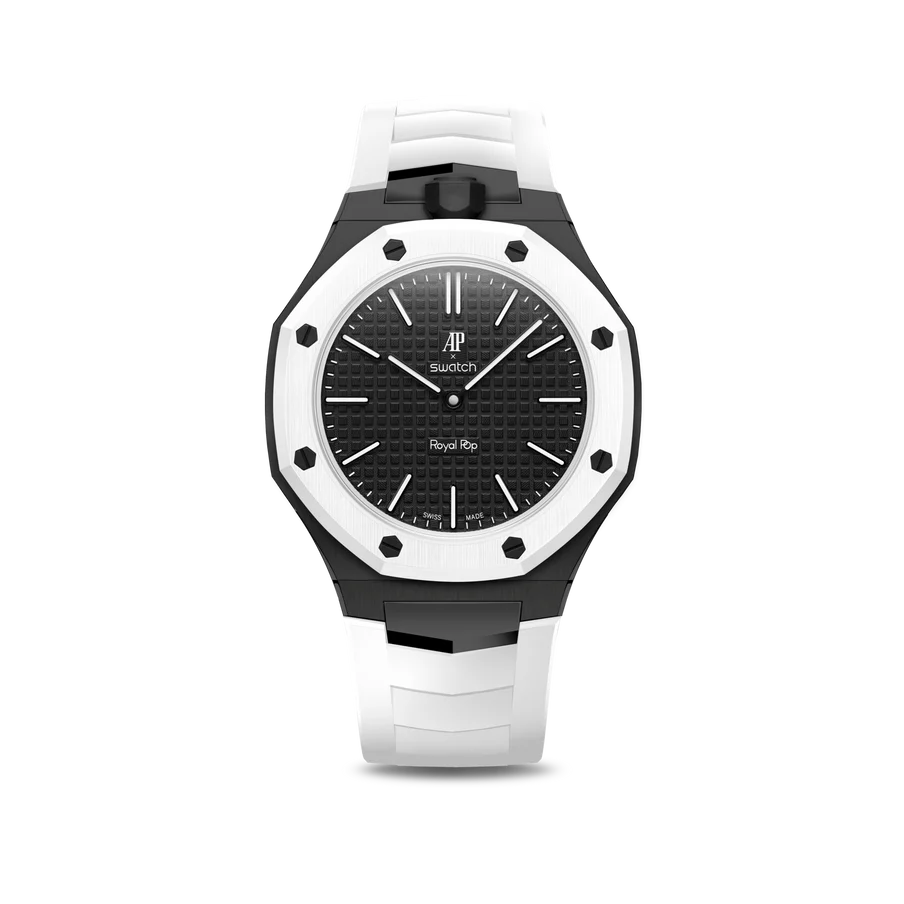 Pop Case - Royal Sport Edition - Black & White - 2x Strap Set