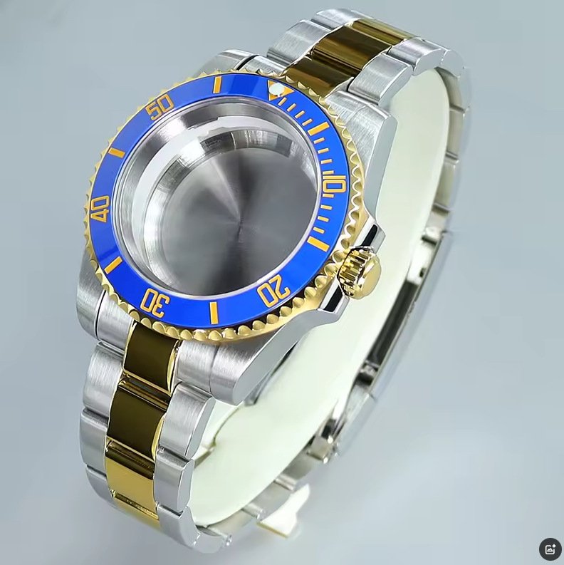 Gold Ghost Case Mirror Sapphire Glass Trim Strap is suitable for NH35 NH3 - Image 2