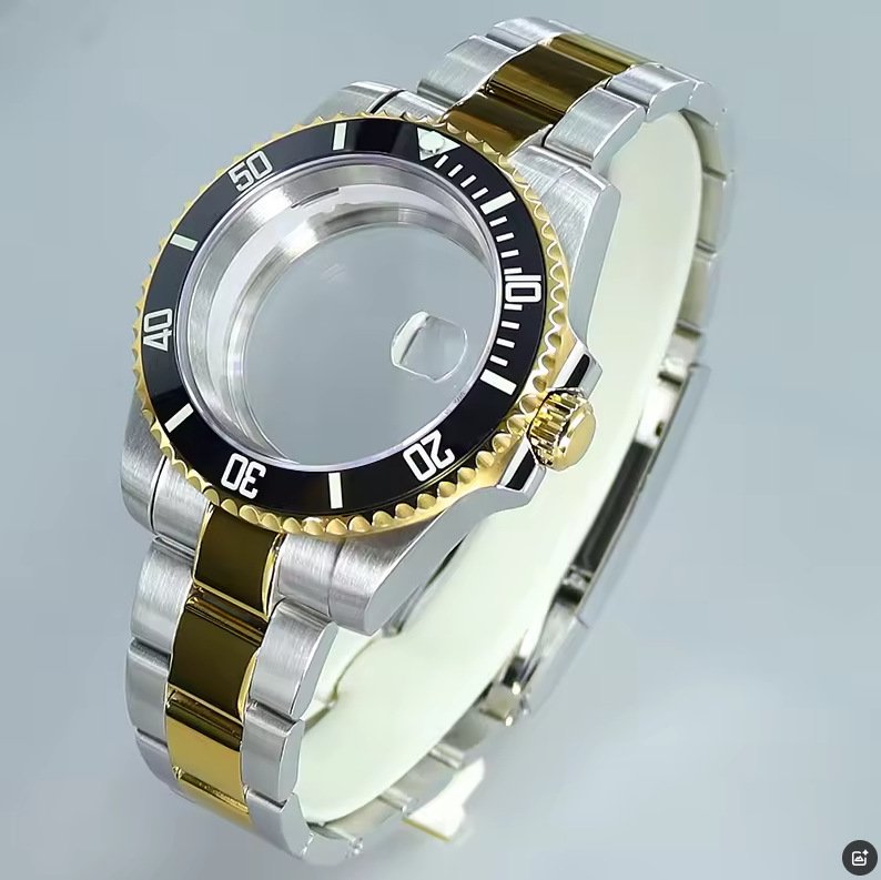 Gold Ghost Case Mirror Sapphire Glass Trim Strap is suitable for NH35 NH3 - Image 3