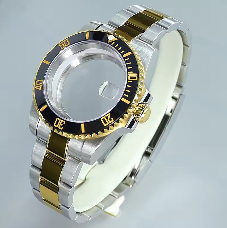 Gold Ghost Case Mirror Sapphire Glass Trim Strap is suitable for NH35 NH3 - Image 4
