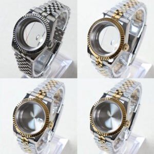 WATCH ACCESSORIES: 36MM39MM TRANSPARENT STAINLESS STEEL CASE, SAPPHIRE GLASS, SUITABLE FOR NH35 36 4R 7S MOVEMENT